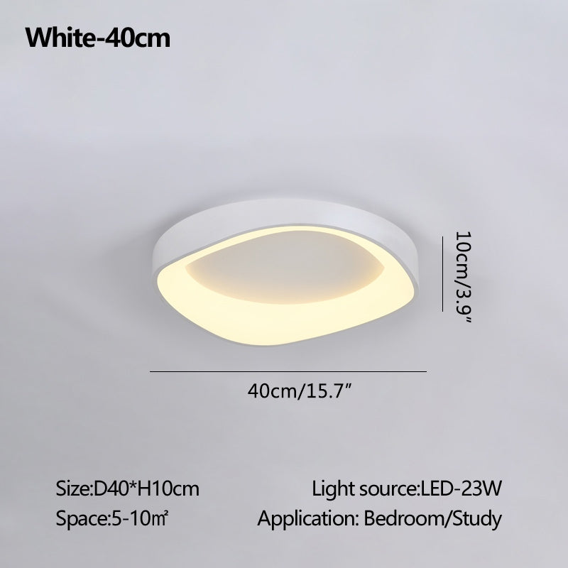 Antizer Nordic Acrylic Circle Ceiling Light for Bedroom