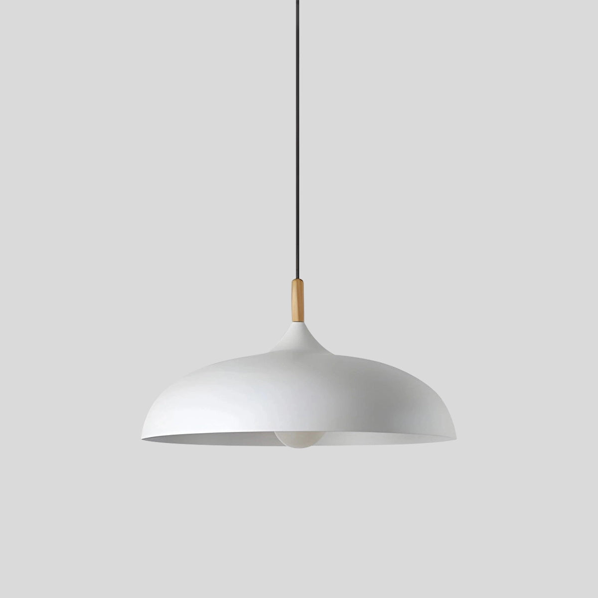 Antizer Modern Dome Macaron Pendant Light for Kitchen Island White D45cm / 17.72"