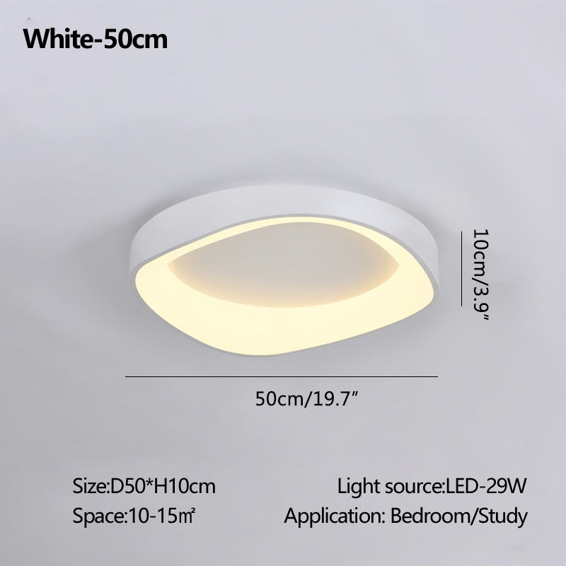 Antizer Nordic Acrylic Circle Ceiling Light for Bedroom