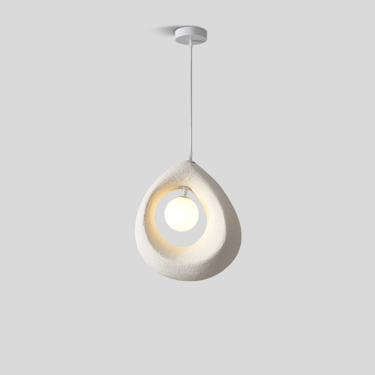 Antizer Circular Wabi Sabi Pendant Light Modern Lighting Style C Warm Light