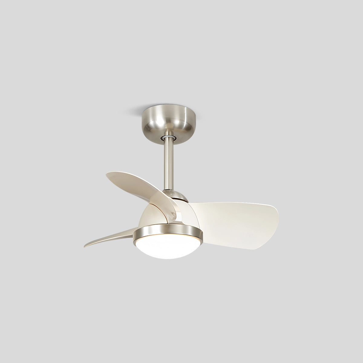 Antizer Simple Ceiling Fan Light for Children's Room Style A White