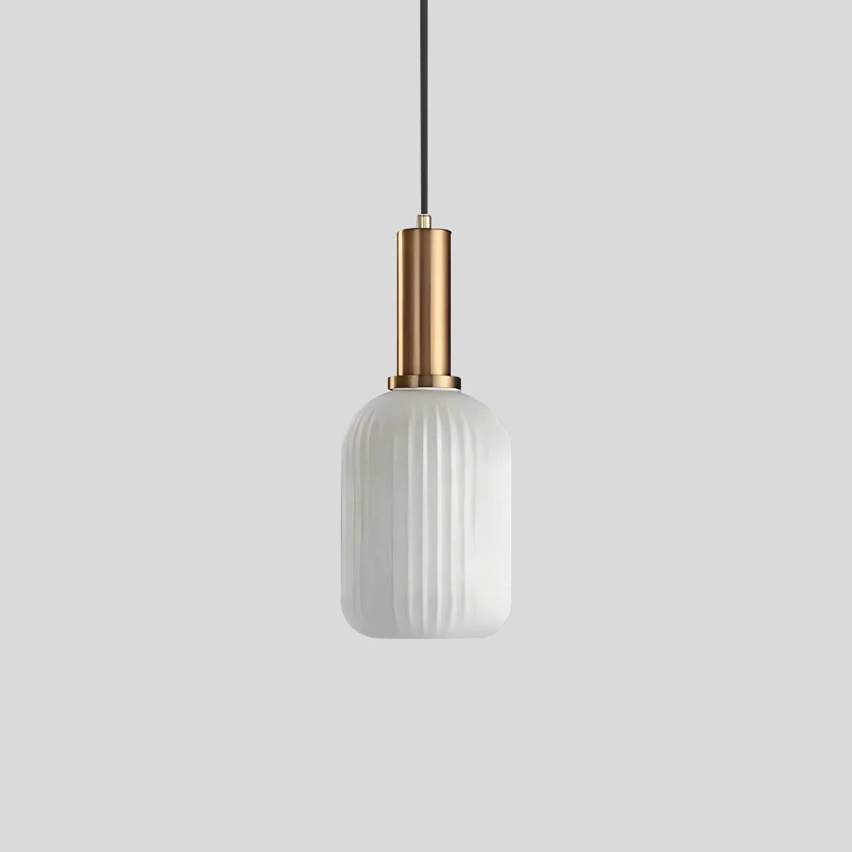 Antizer Nordic Vintage Glass Striped Pendant Light