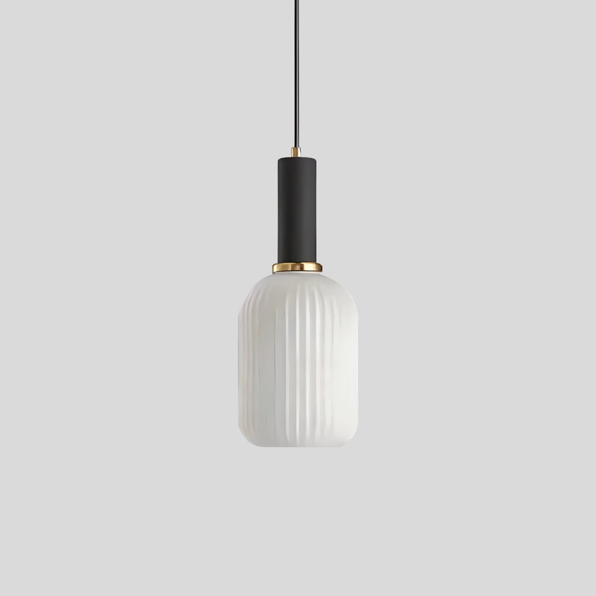 Antizer Nordic Vintage Glass Striped Pendant Light
