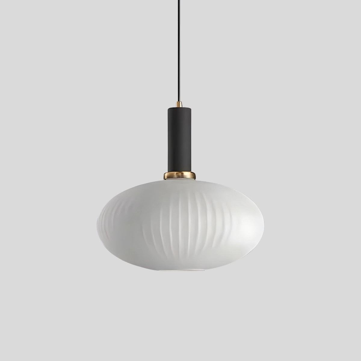 Antizer Nordic Vintage Glass Striped Pendant Light