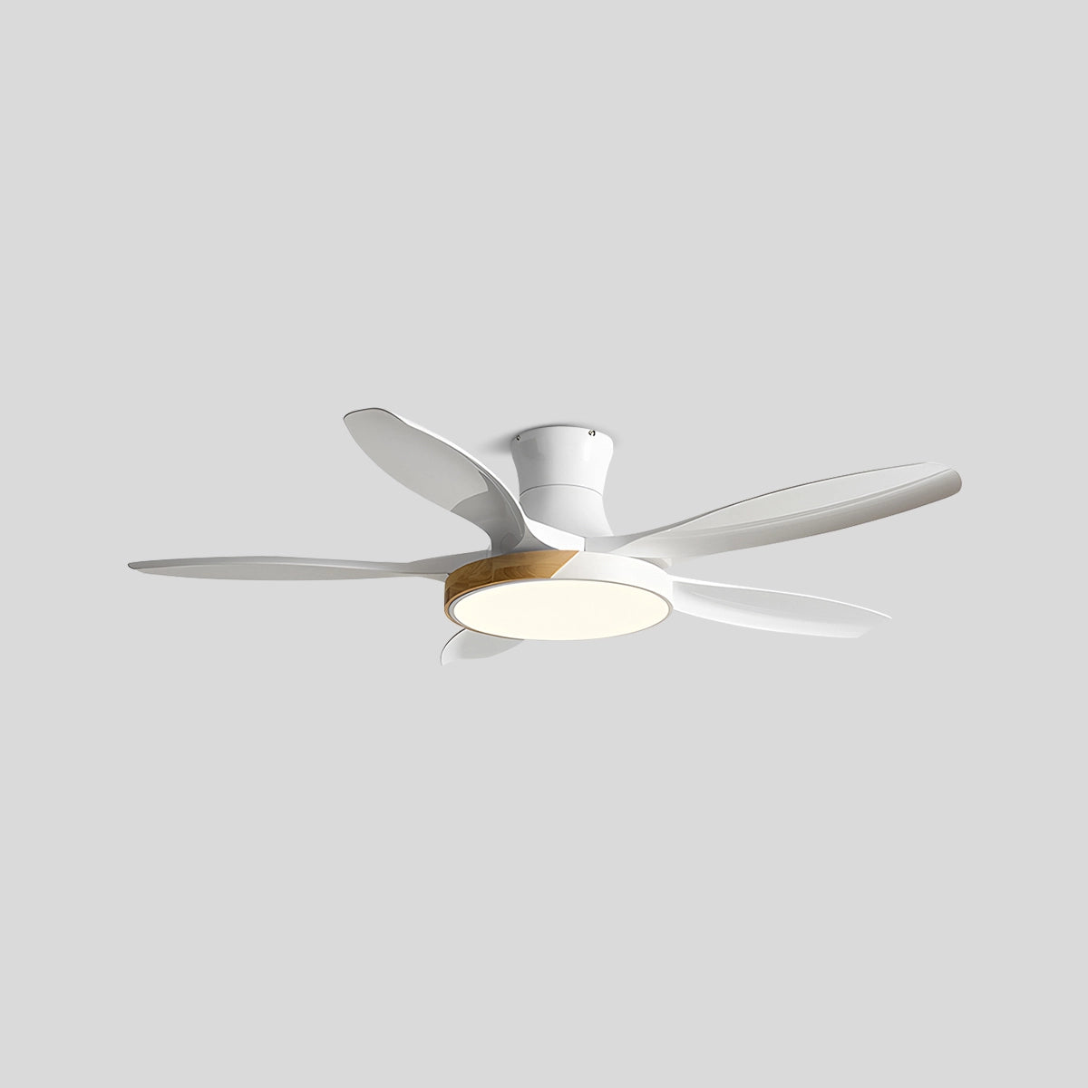 Antizer Nordic 5-Blade LED Ceiling Fan Light White