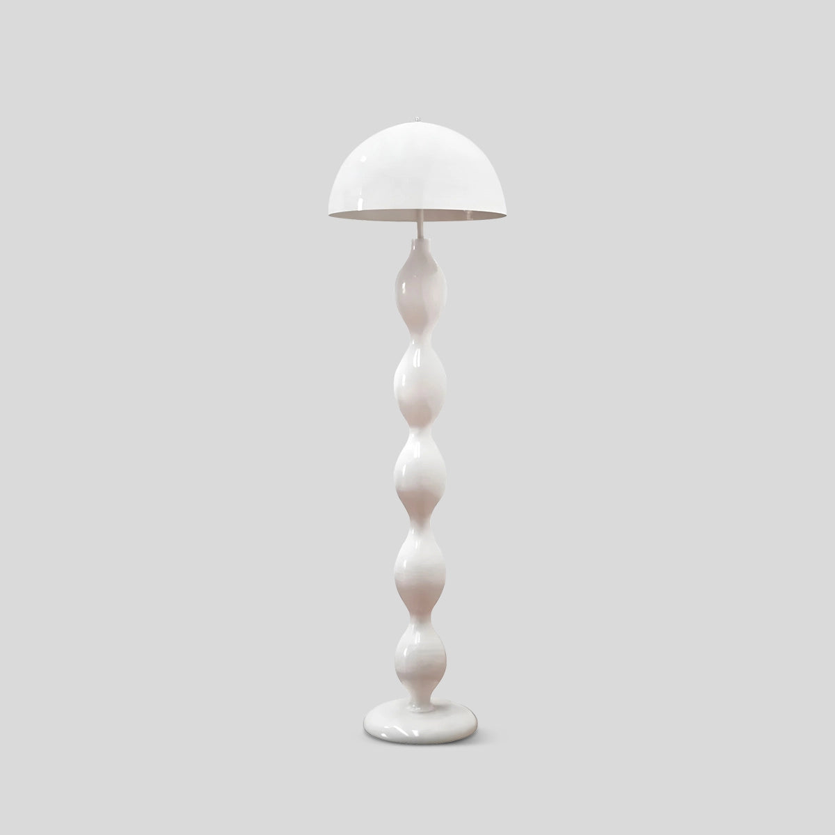 Antizer Drop Floor Lamp for Living Room White Dia 15.7″ x H 59.1″