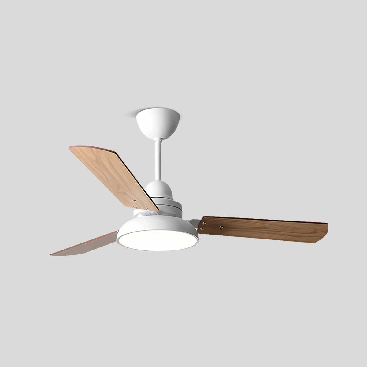 Antizer Modern Minimalist Three Leaf Ceiling Fan Light White