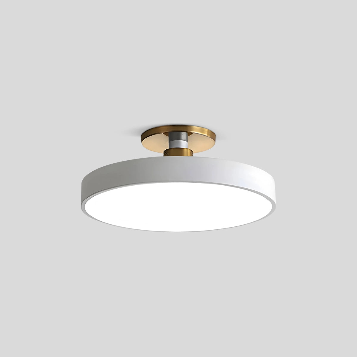 Antizer Isla Flush Mount Ceiling Lamp for Bedroom White