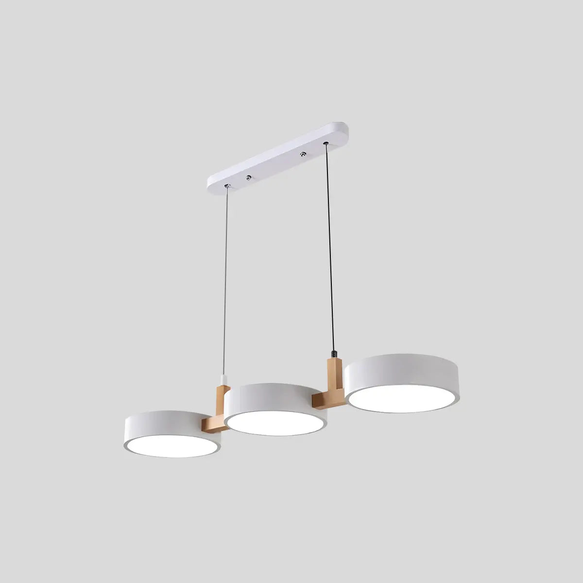 Antizer Rangeen Disc Splicing Pendant Light for Dining Room White