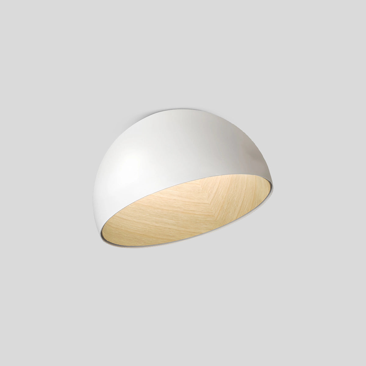 Antizer Duo Plane/Slanted Ceiling Lamp Slanted White