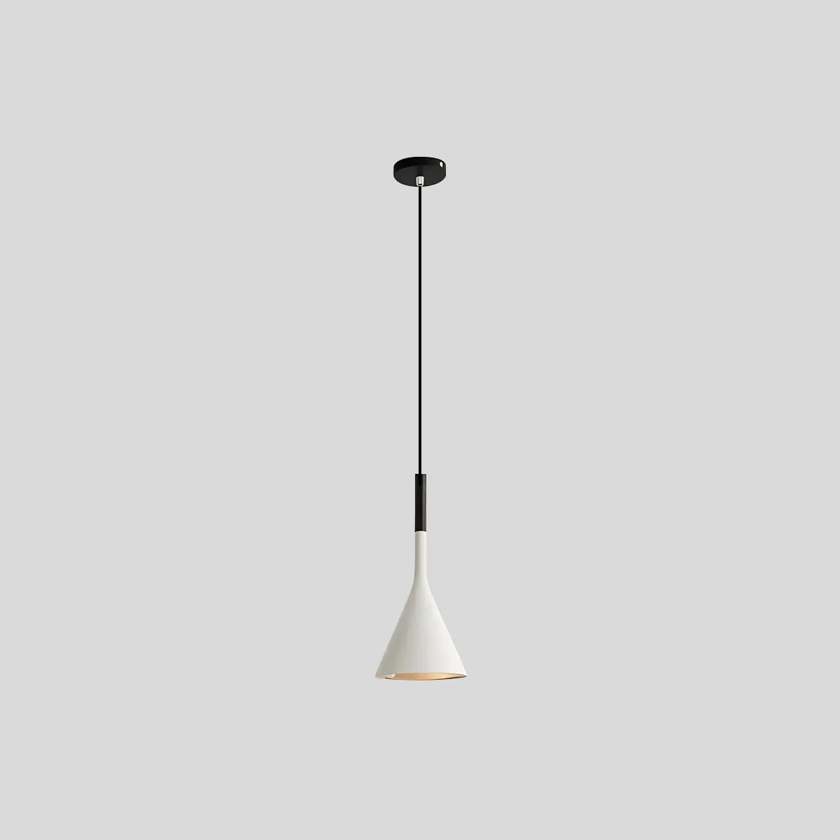 modern cone pendant light