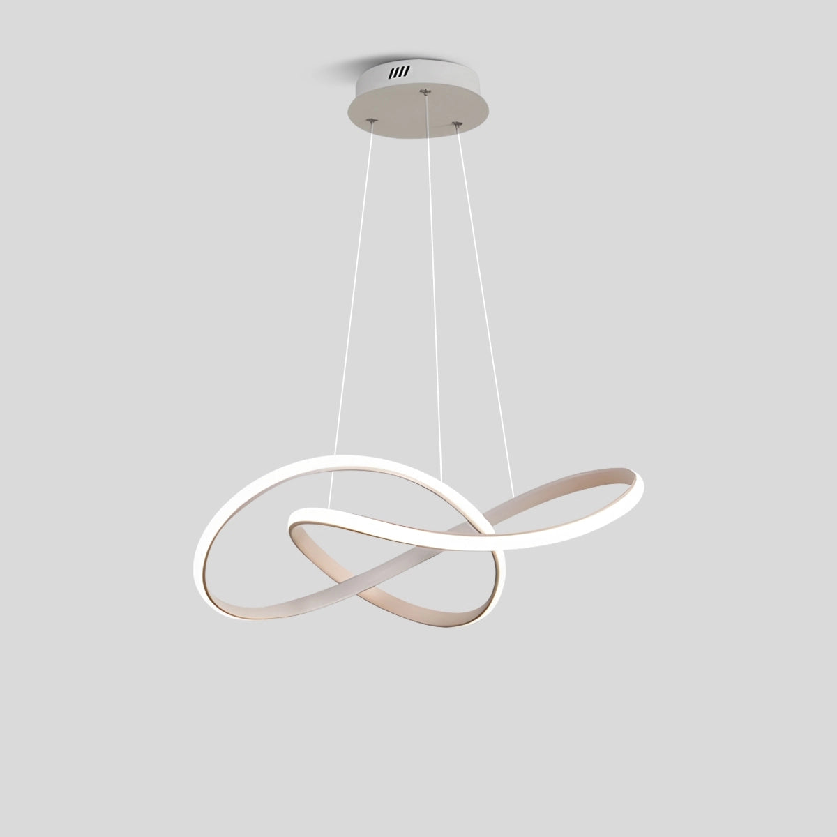 Antizer Creative Linear Chandelier for Dining Room White