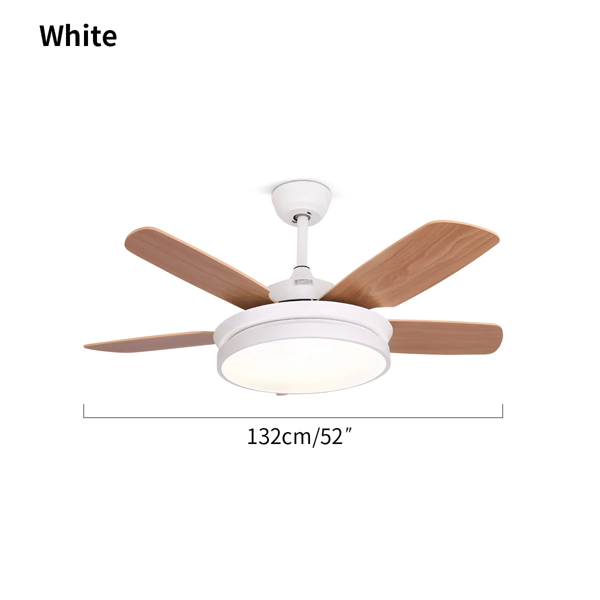 Antizer 5 Blade Ceiling Fan Light for Living Room