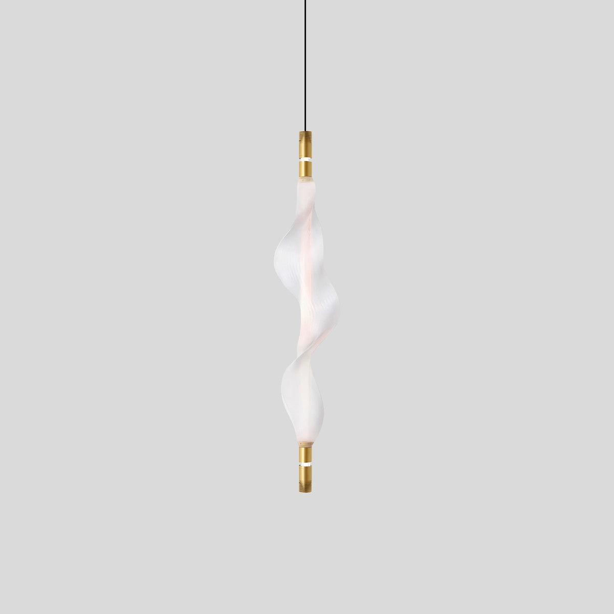 Antizer Nordic Art Twisted Mesh Pendant Light White+Gold Warm Light