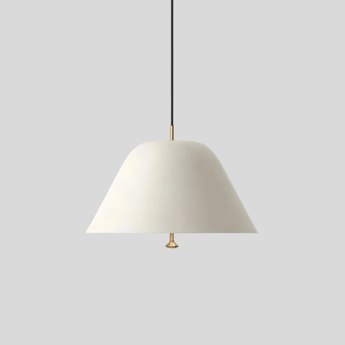 Antizer Minimalist Pendant Lamp for Dining Room White & Gold