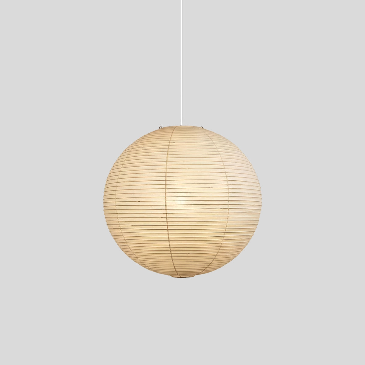 Antizer Akari Spherical Pendant Light for Living Room White Wire
