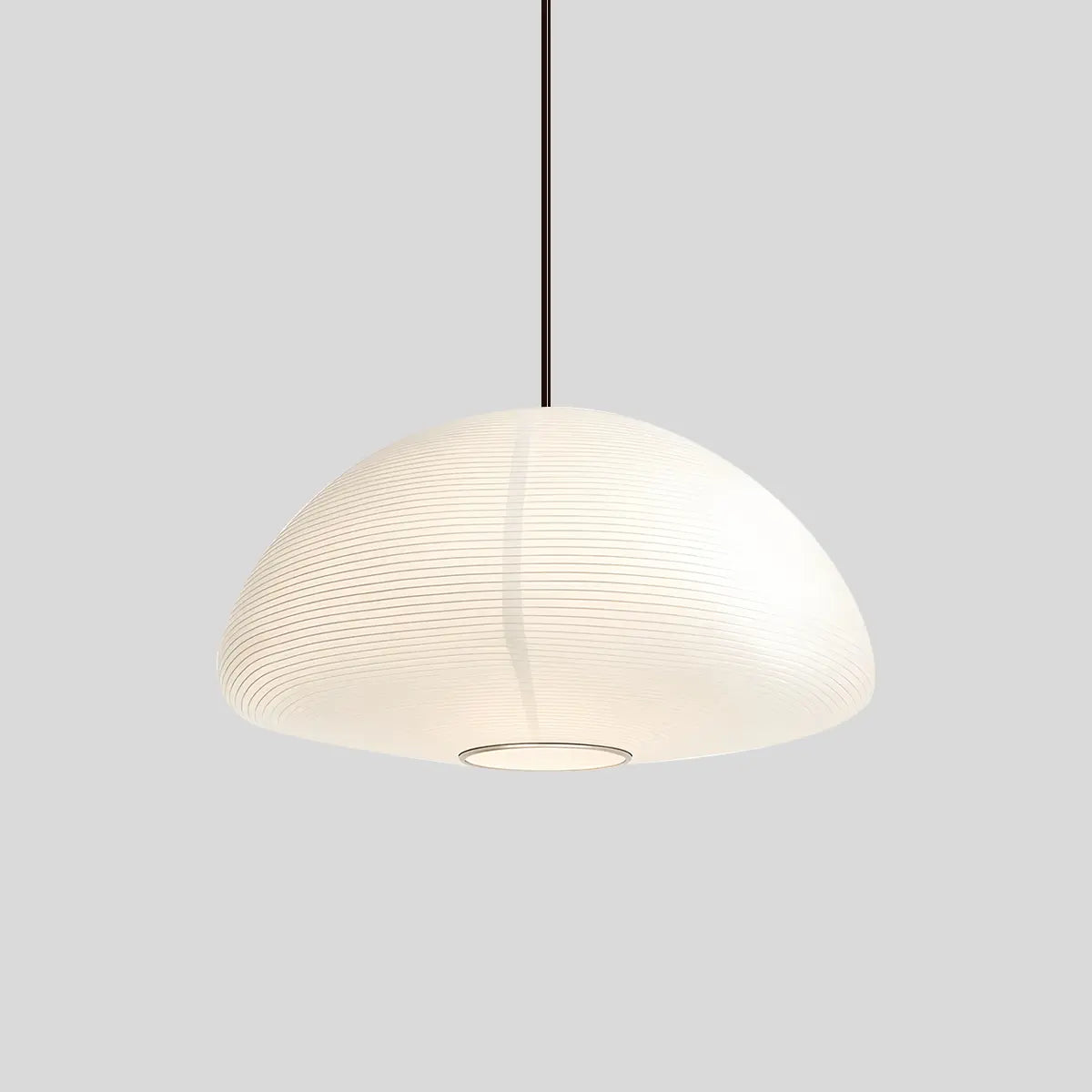 Antizer Hikari Paper Lantern Pendant Light for Bedroom White Warm White (3000K) D49cm/19.29"