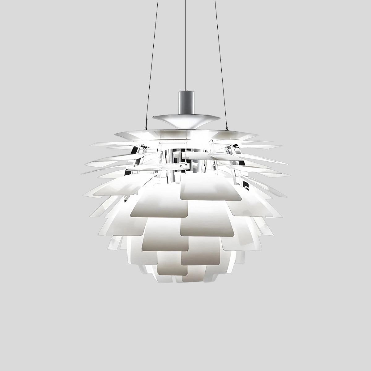 Antizer Modern Art Deco Layered Pendant Lamp White Warm White