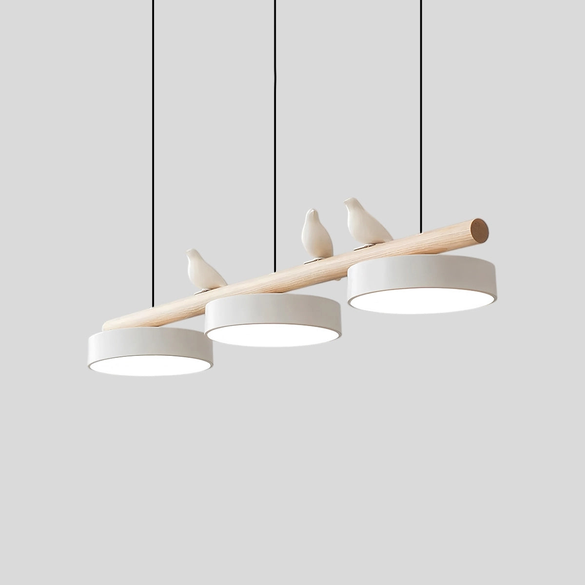 Antizer Sienna Bird Pendant Lamp for Dining Room White