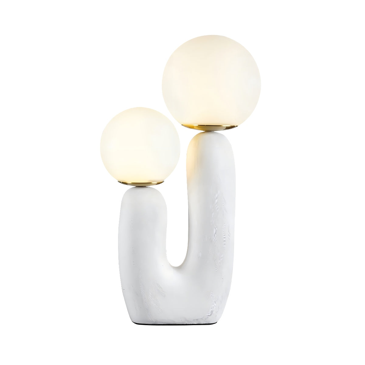 Antizer Oo Rough Resin Table Lamp White Dia 26cm x H 42cm / ∅10.24″x H 16.54"