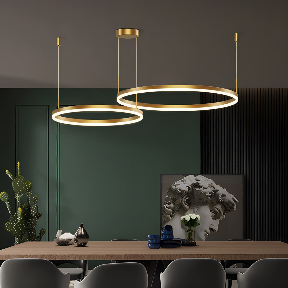 ring chandelier for dining room