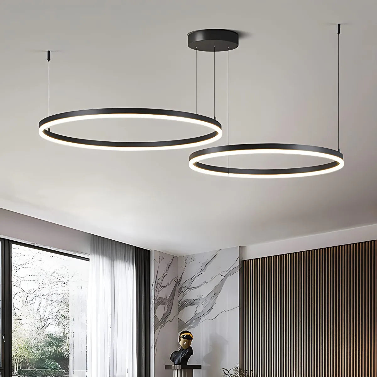 wireless ring chandelier ceiling lamp