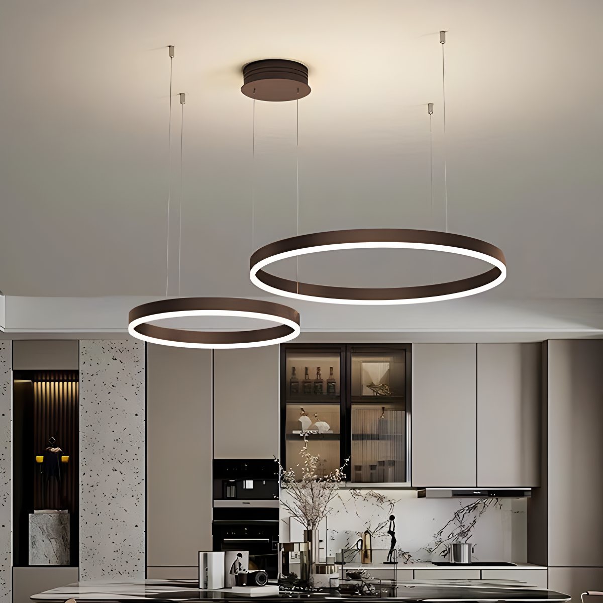 ring chandelier for dining room