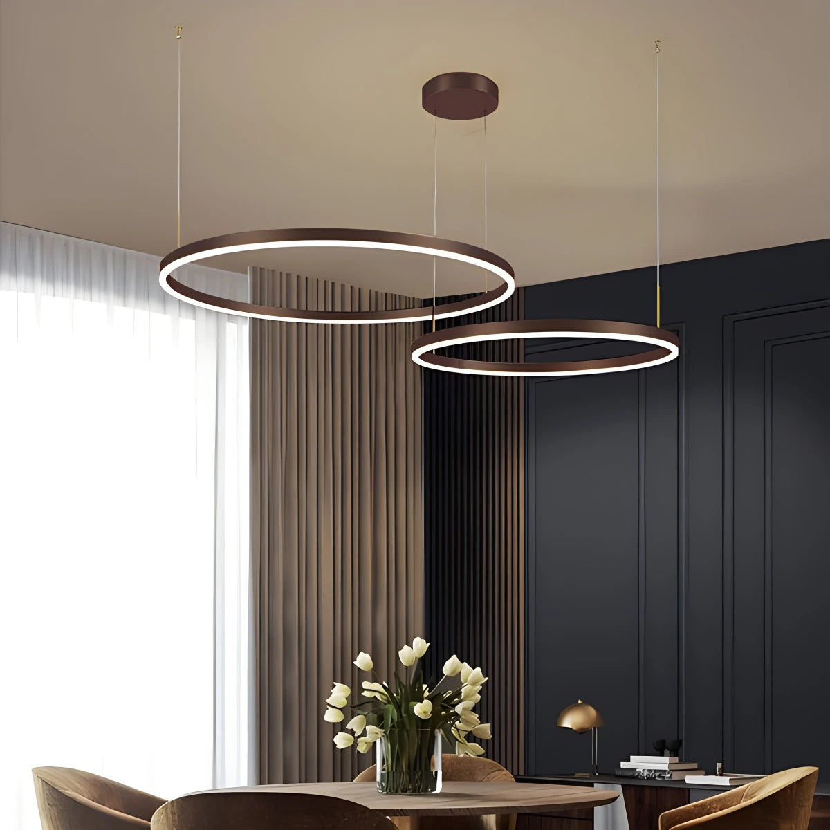 ring chandelier for dining room