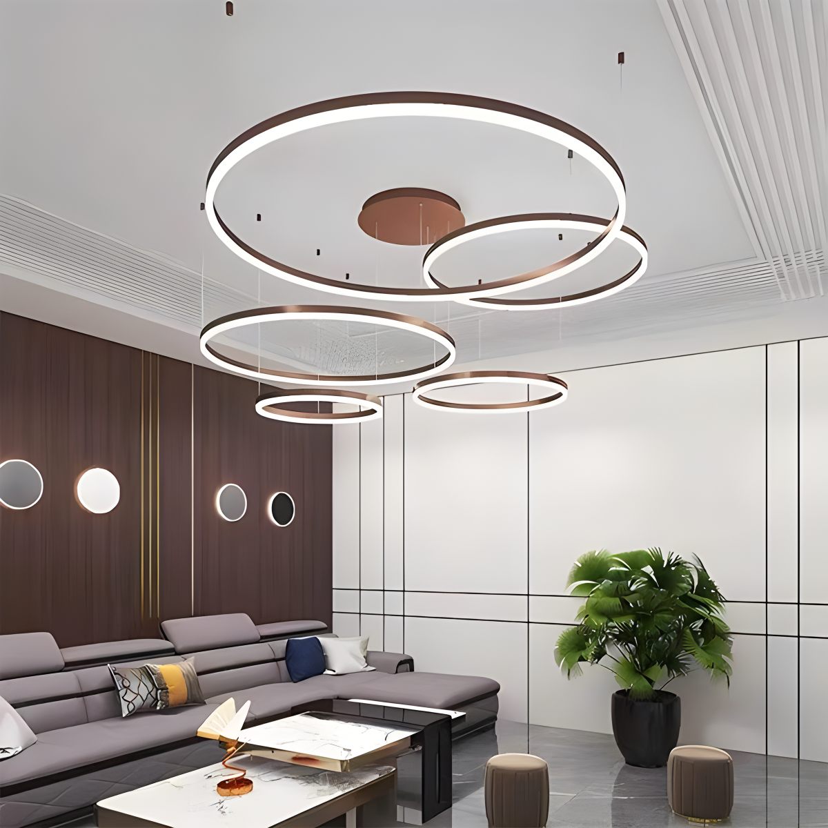 ring chandelier for living room