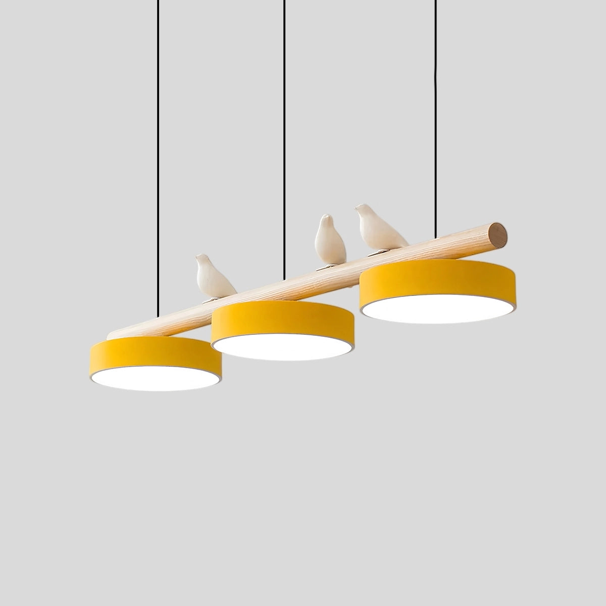 Antizer Sienna Bird Pendant Lamp for Dining Room Yellow