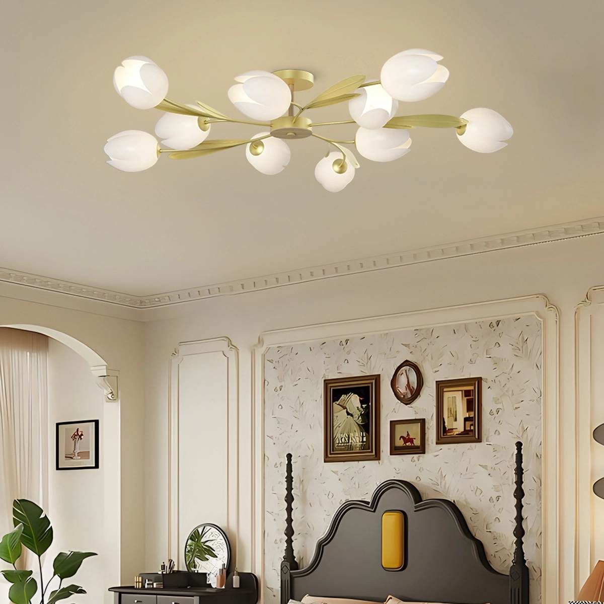 Antizer Magnolia Bud Living Room Chandelier