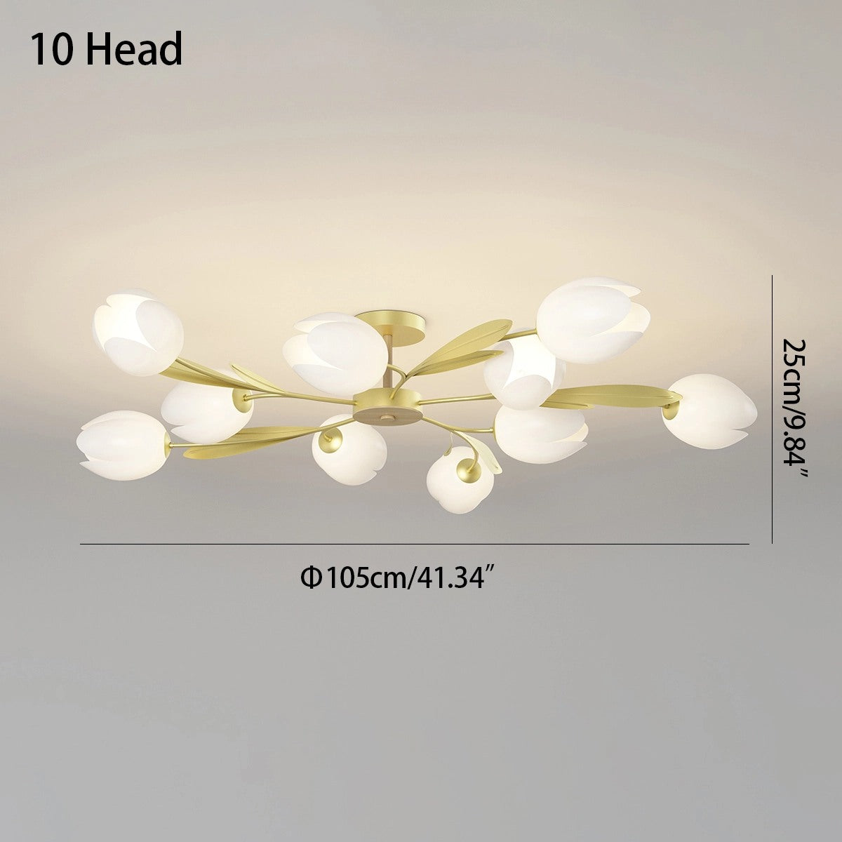 Antizer Magnolia Bud Living Room Chandelier