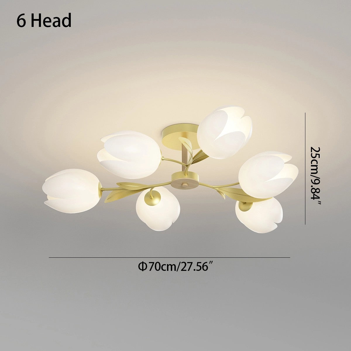 Antizer Magnolia Bud Living Room Chandelier
