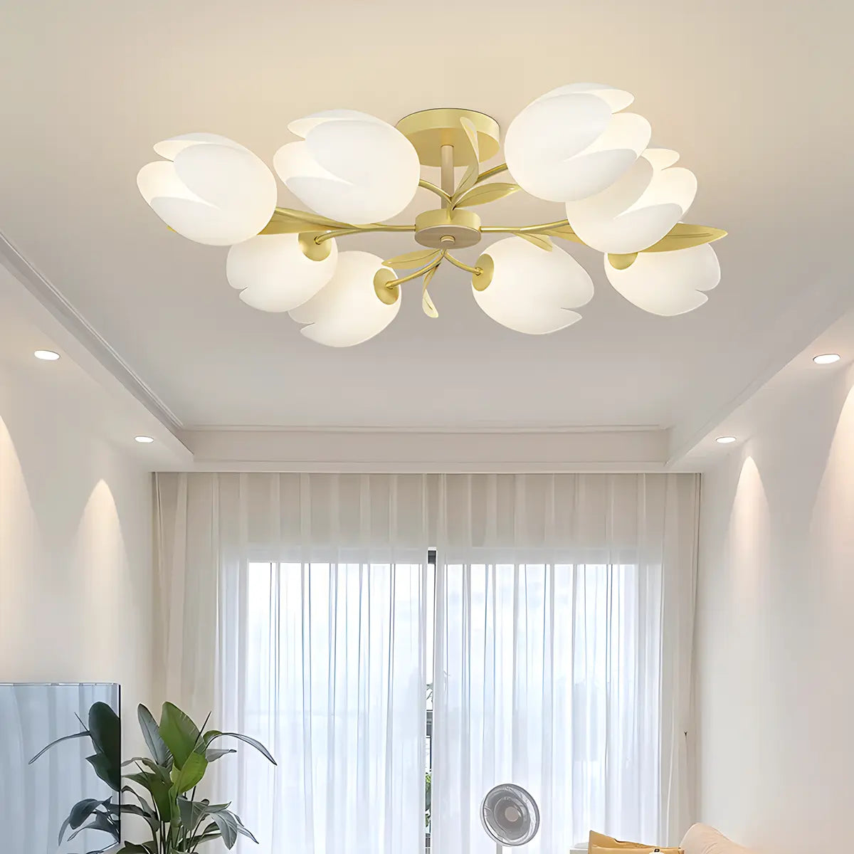 Antizer Magnolia Bud Living Room Chandelier