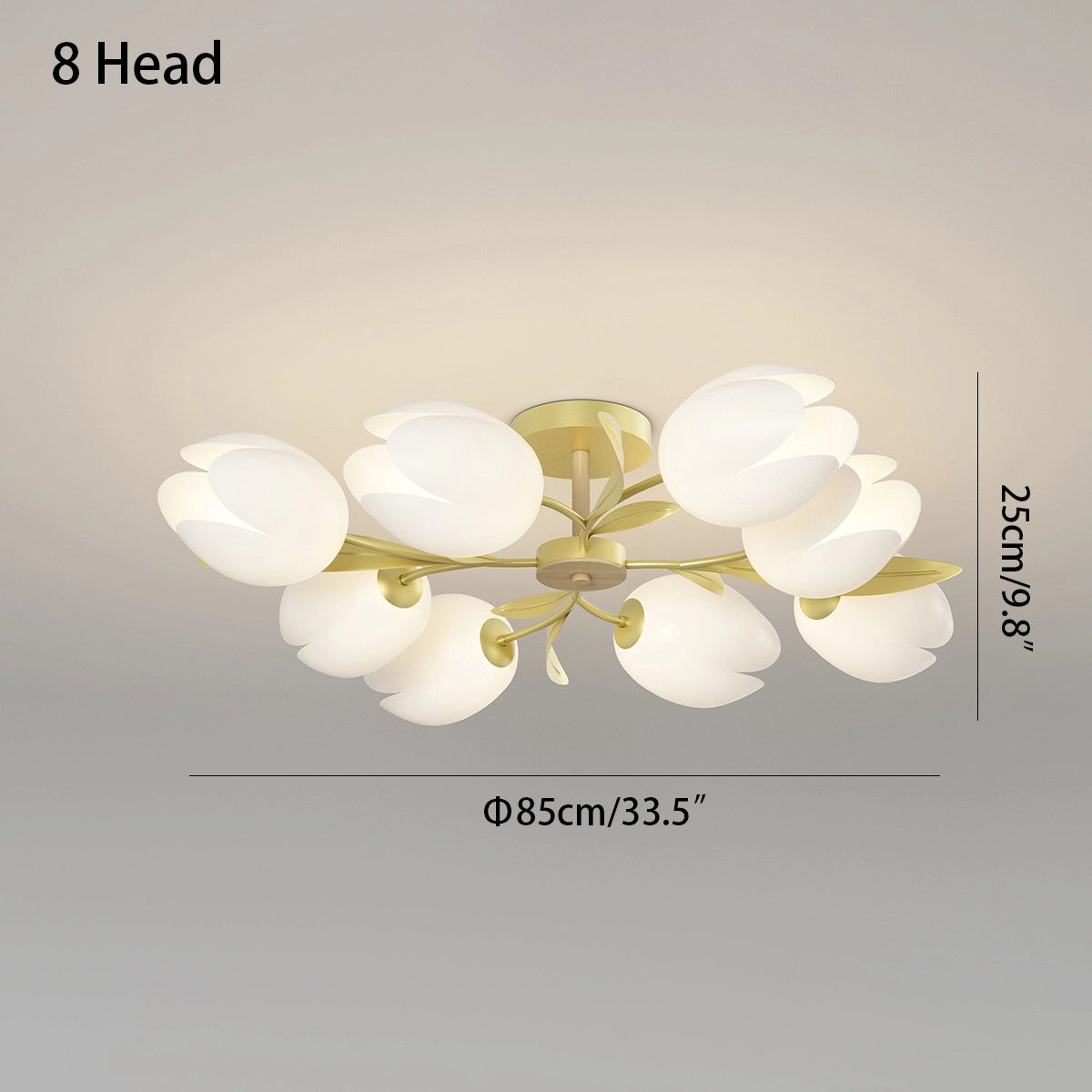 Antizer Magnolia Bud Living Room Chandelier