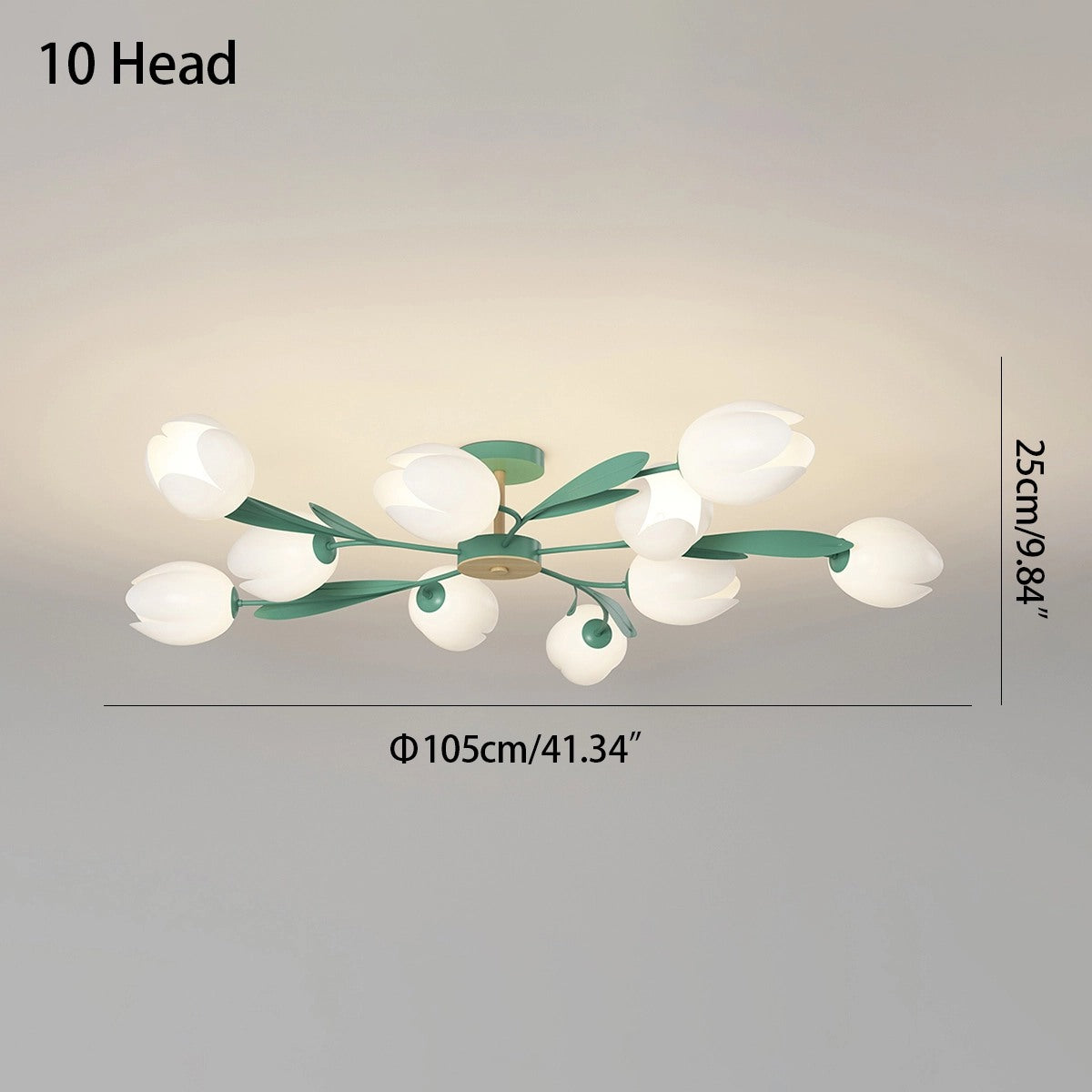 Antizer Magnolia Bud Living Room Chandelier