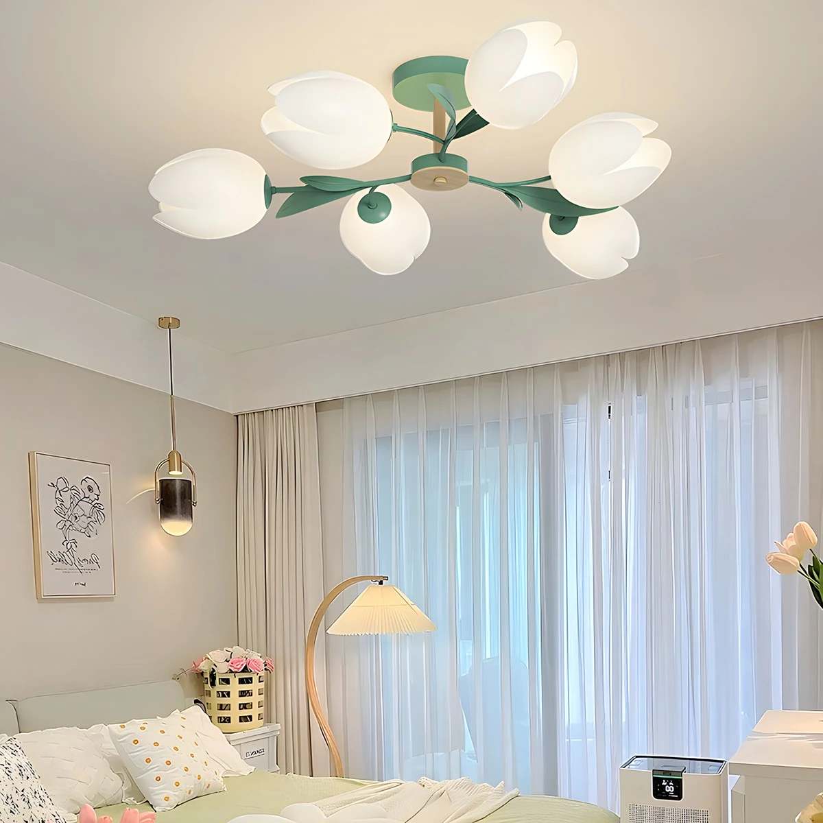 Antizer Magnolia Bud Living Room Chandelier