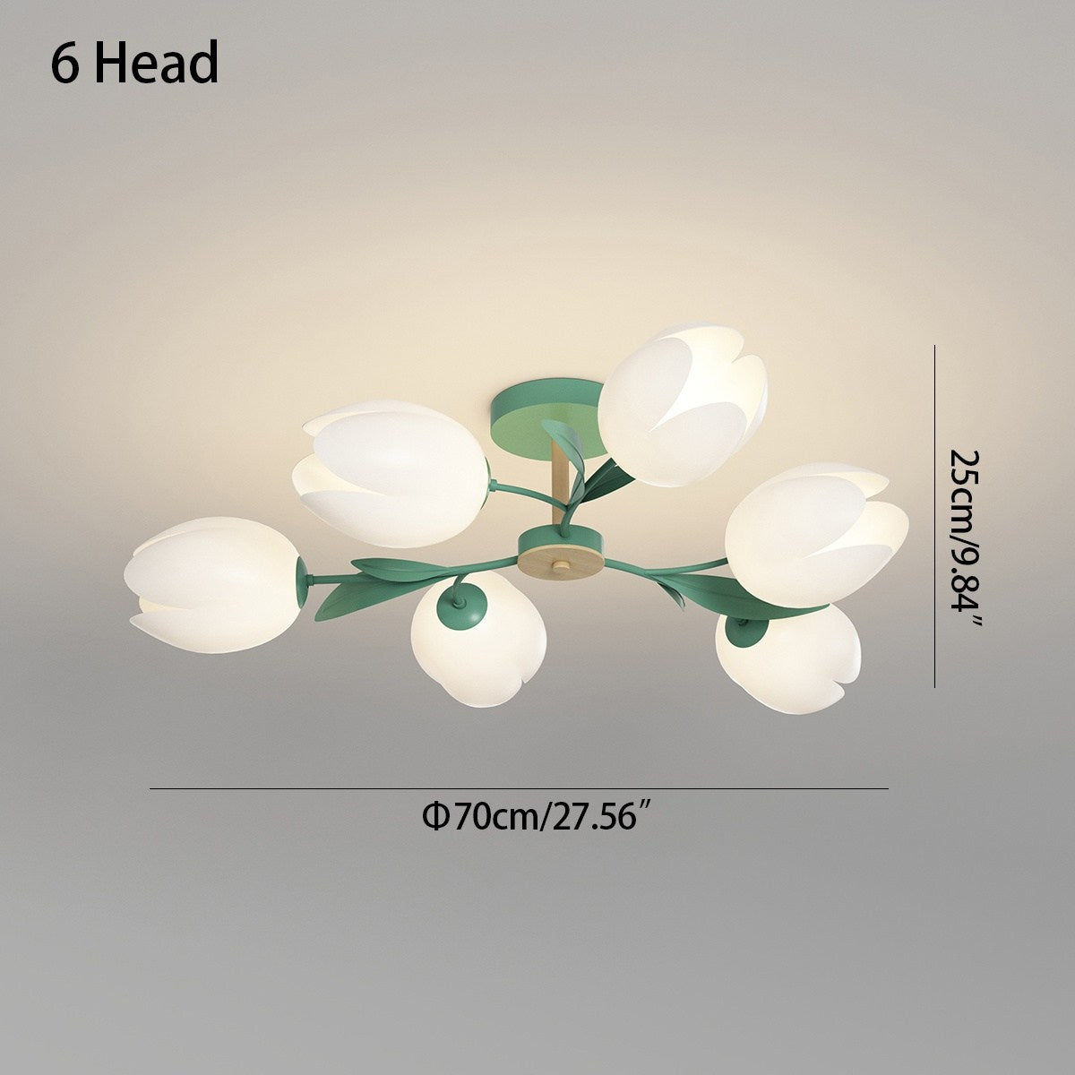 Antizer Magnolia Bud Living Room Chandelier