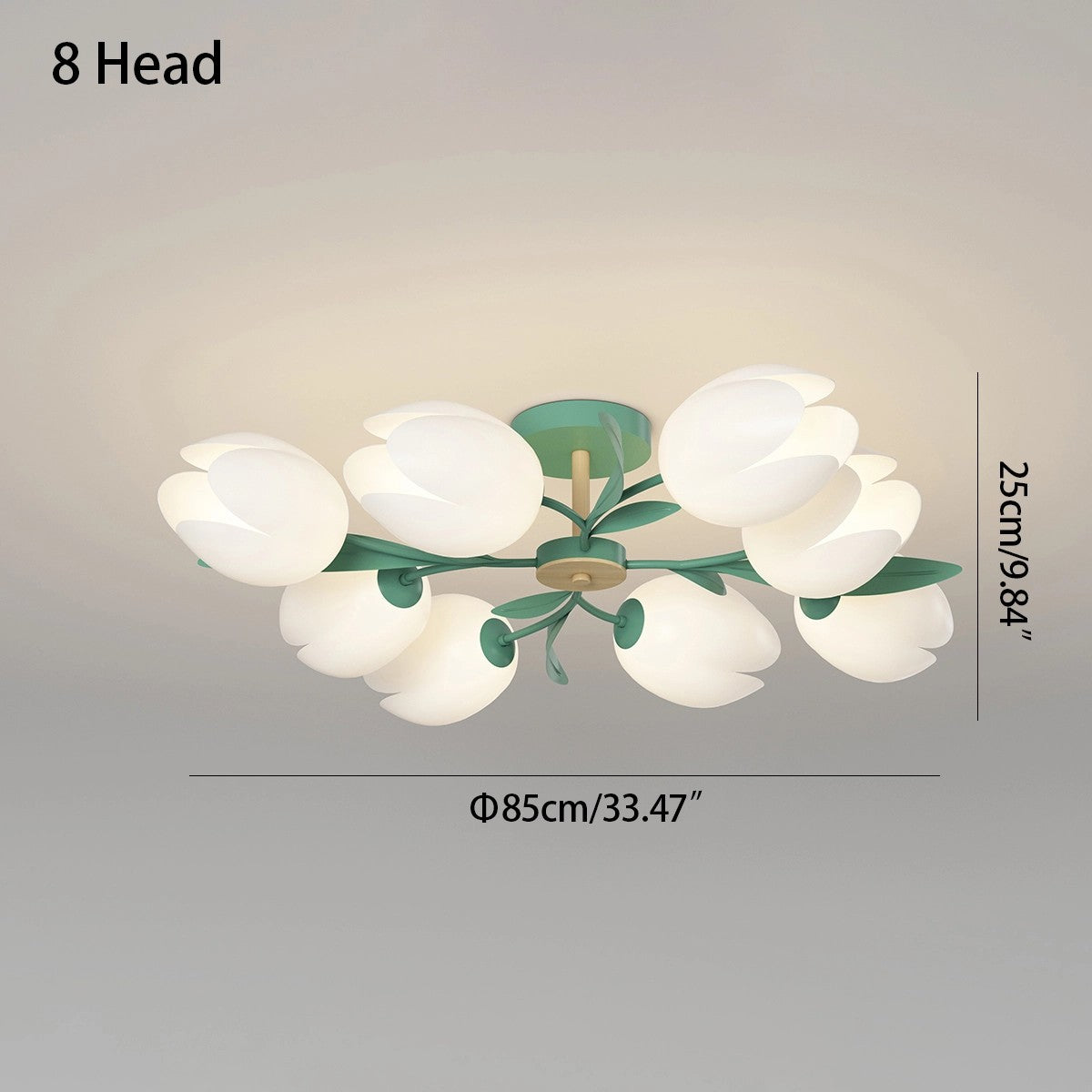 Antizer Magnolia Bud Living Room Chandelier
