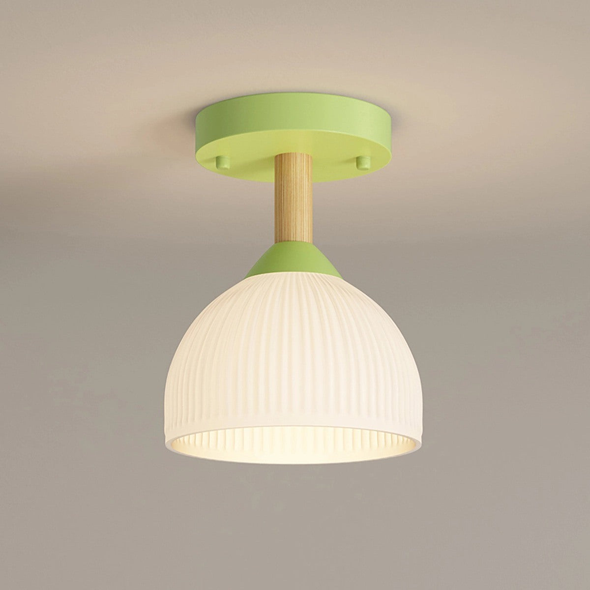 Antizer Nordic Simple Ceiling Light for Hallway Green