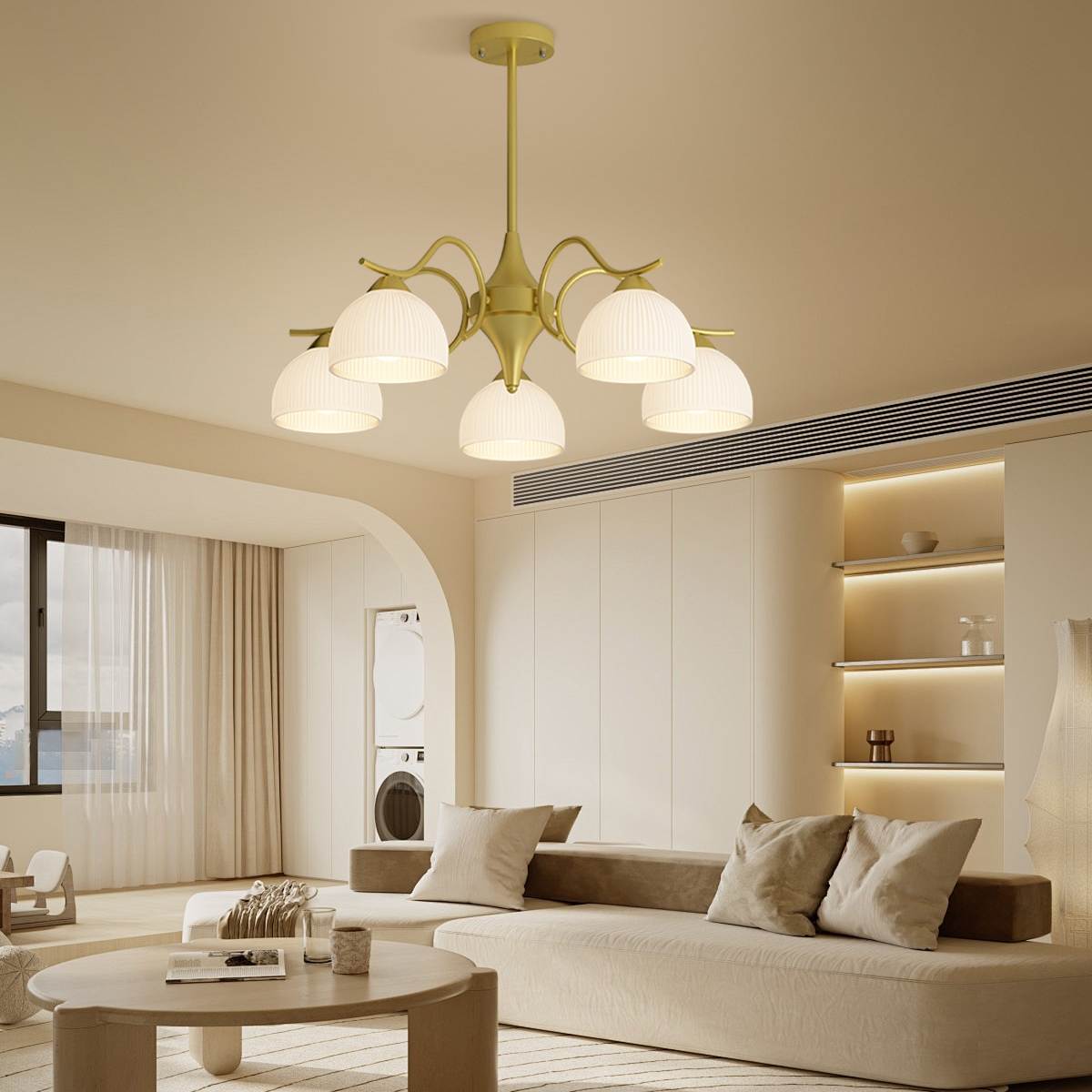 Antizer French Pastoral Living Room Chandelier