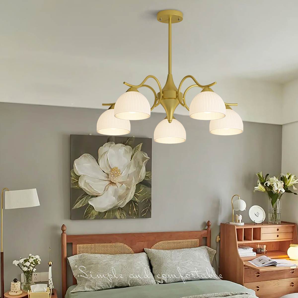Antizer French Pastoral Living Room Chandelier