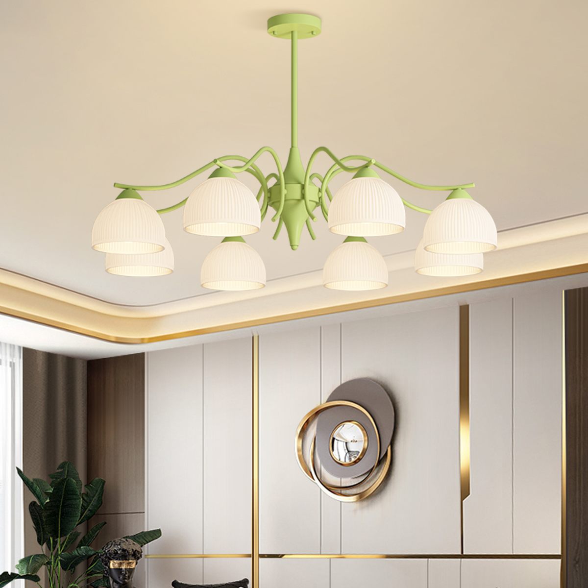 Antizer French Pastoral Living Room Chandelier