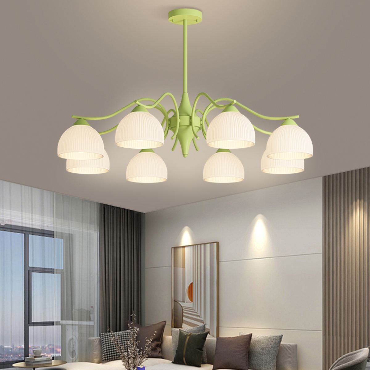 Antizer French Pastoral Living Room Chandelier