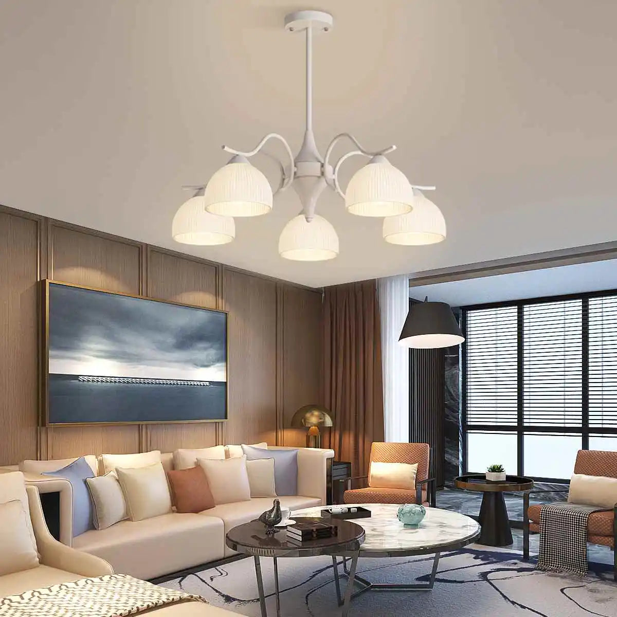 Antizer French Pastoral Living Room Chandelier