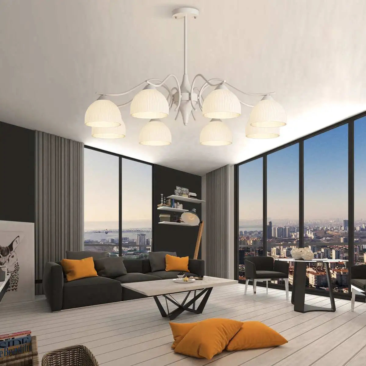 Antizer French Pastoral Living Room Chandelier