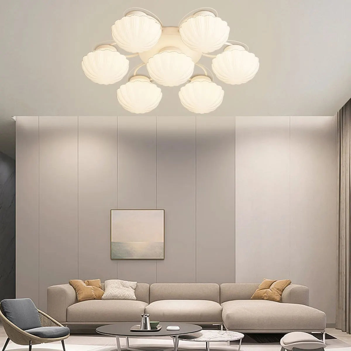 Antizer Creative Flower Living Room Ceiling Lamp