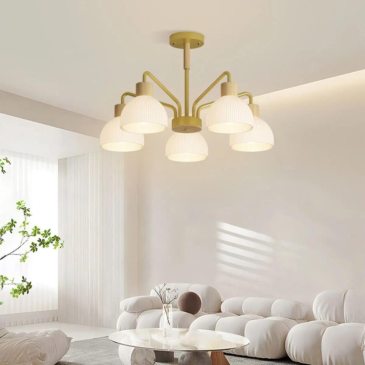 Antizer American Country Retro Living Room Chandelier
