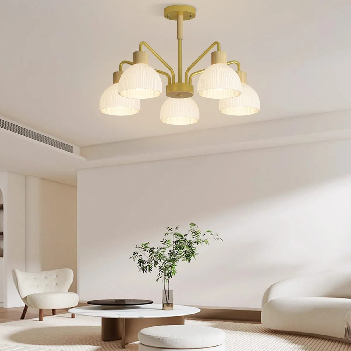 Antizer American Country Retro Living Room Chandelier