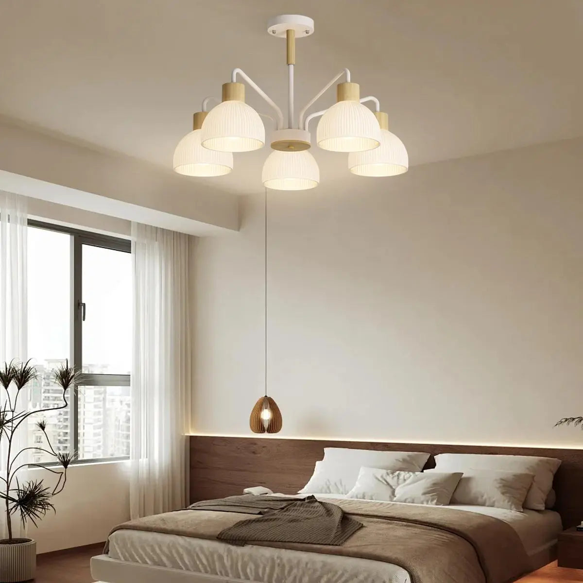 Antizer American Country Retro Living Room Chandelier